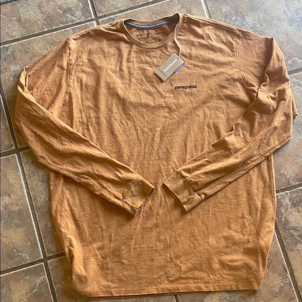 Patagonia Men's Rust Long Sleeve Tee
